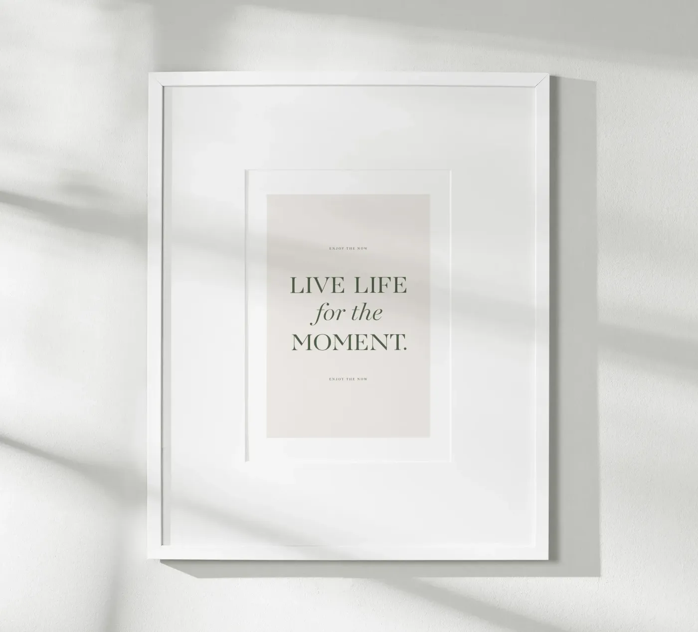 Live the Moment poster da Eva Rogers