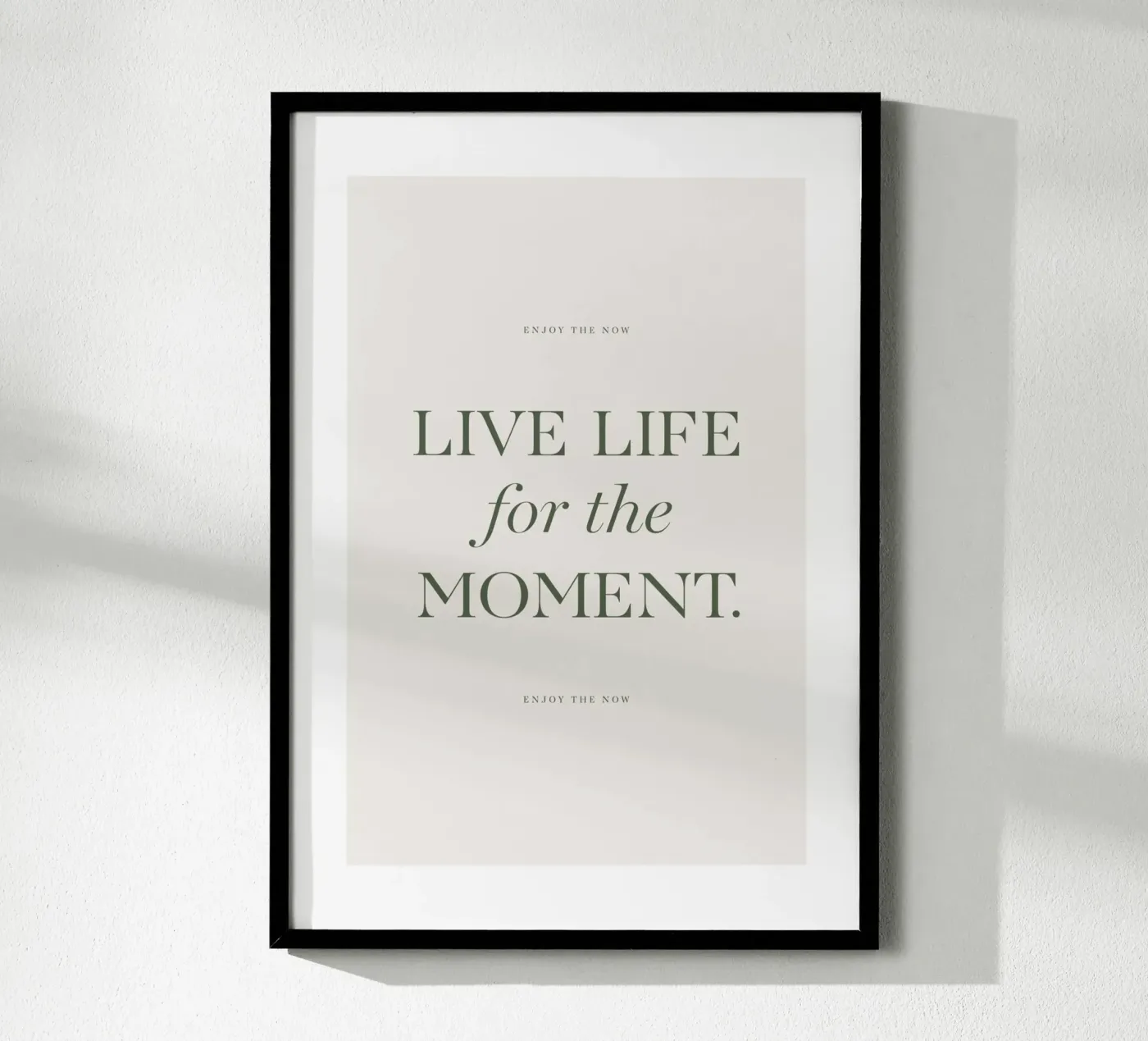 Live the Moment poster da Eva Rogers