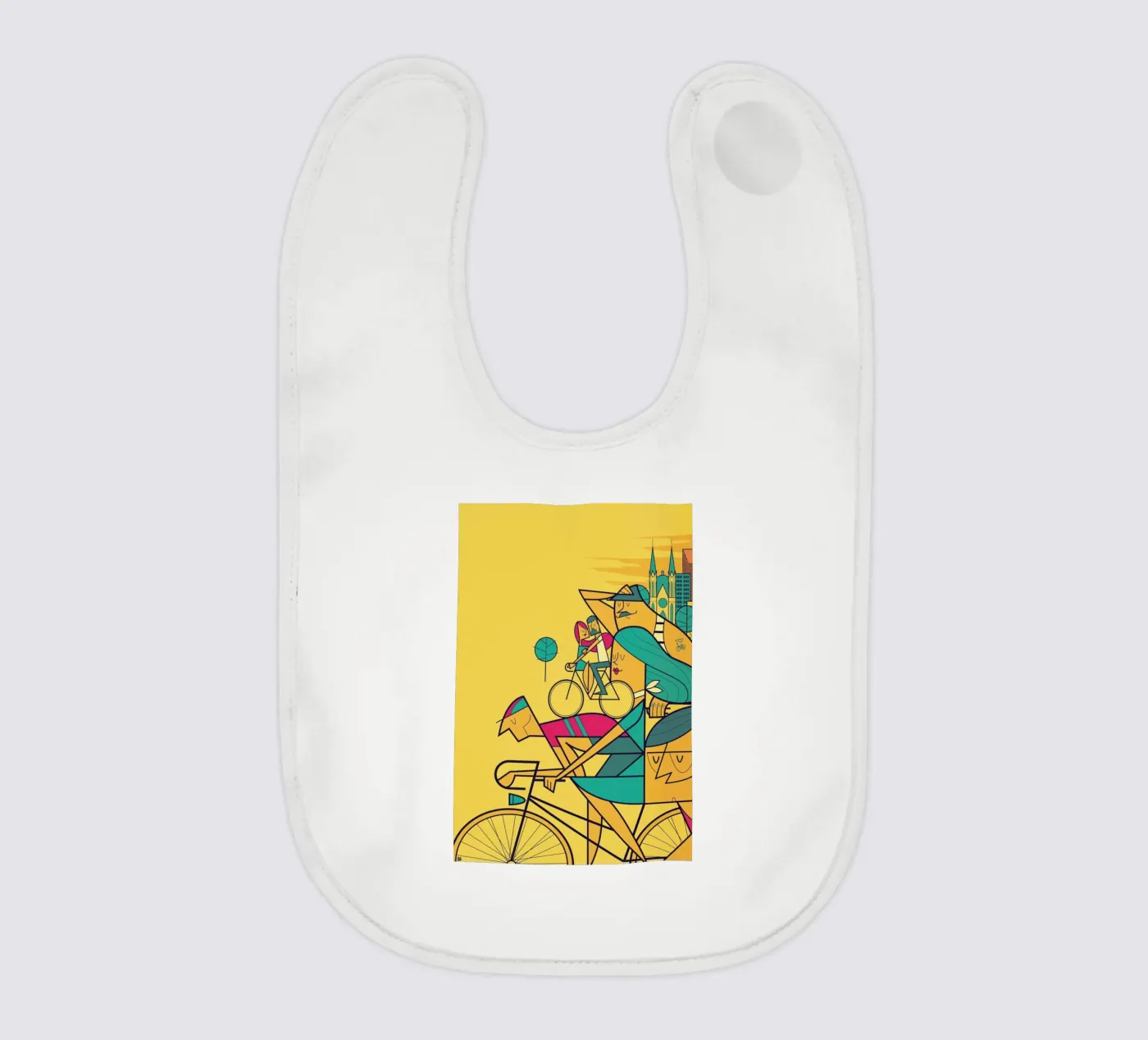 PEDALAR Babylätzchen von Ale Giorgini