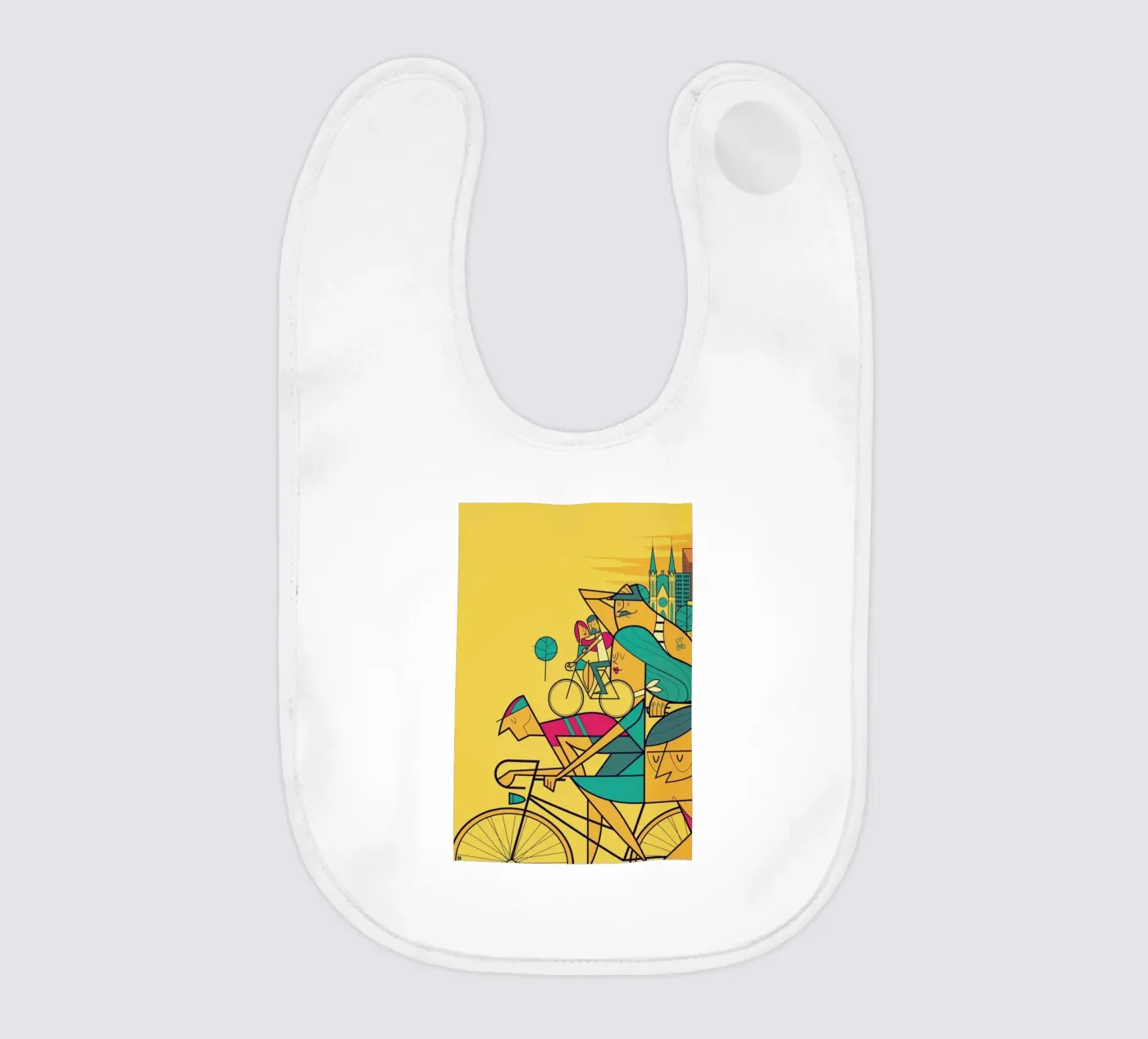 PEDALAR Babylätzchen von Ale Giorgini