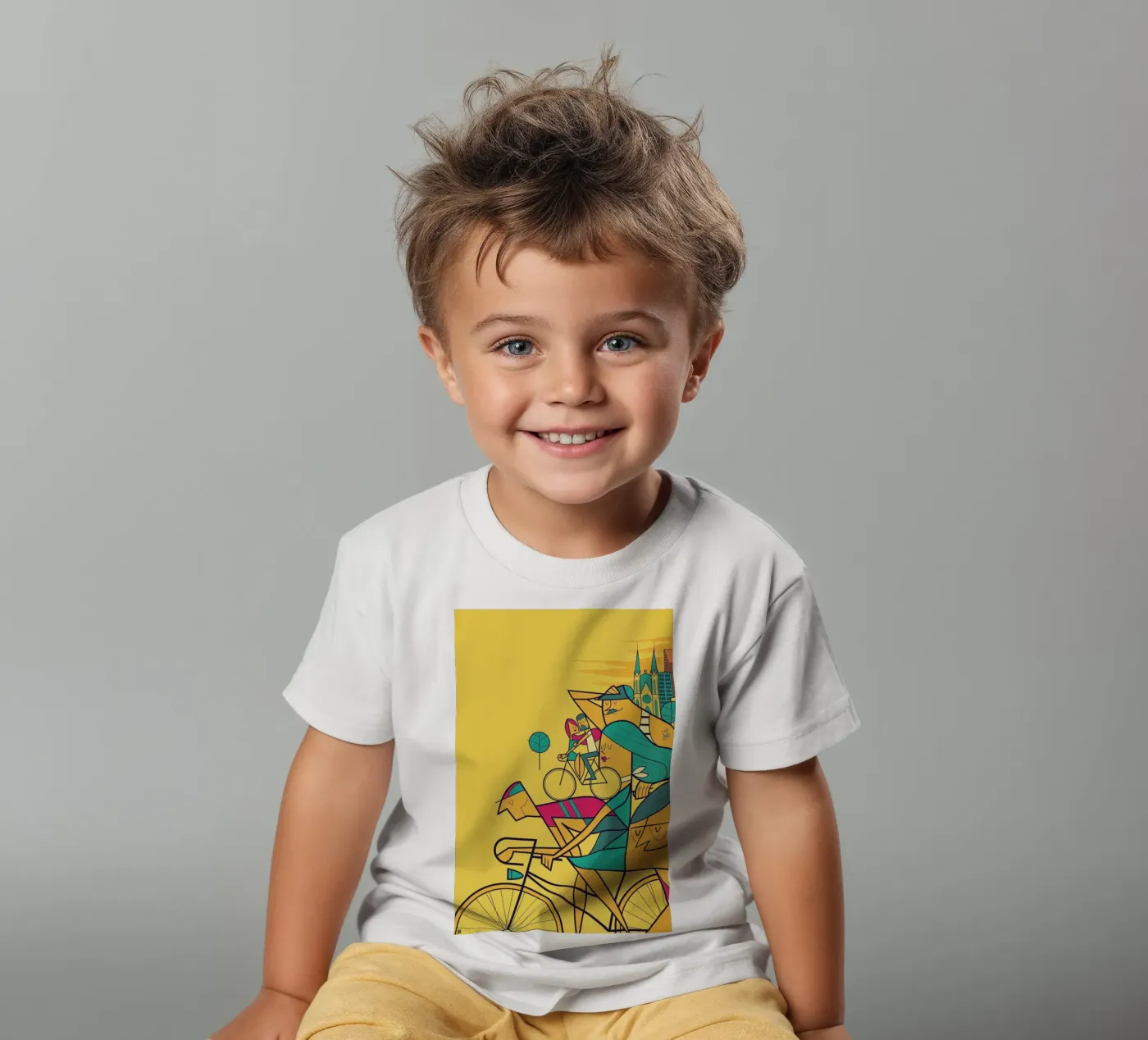 PEDALAR t-shirt bambini da Ale Giorgini
