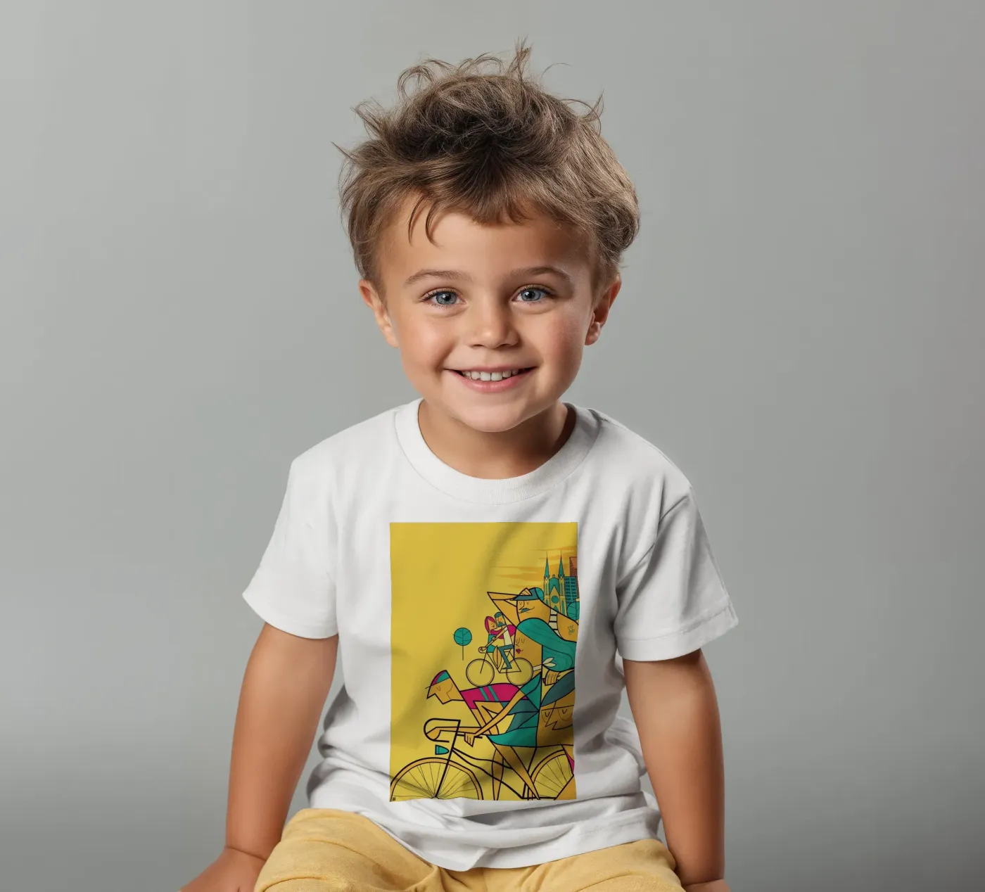 PEDALAR t-shirt bambini da Ale Giorgini
