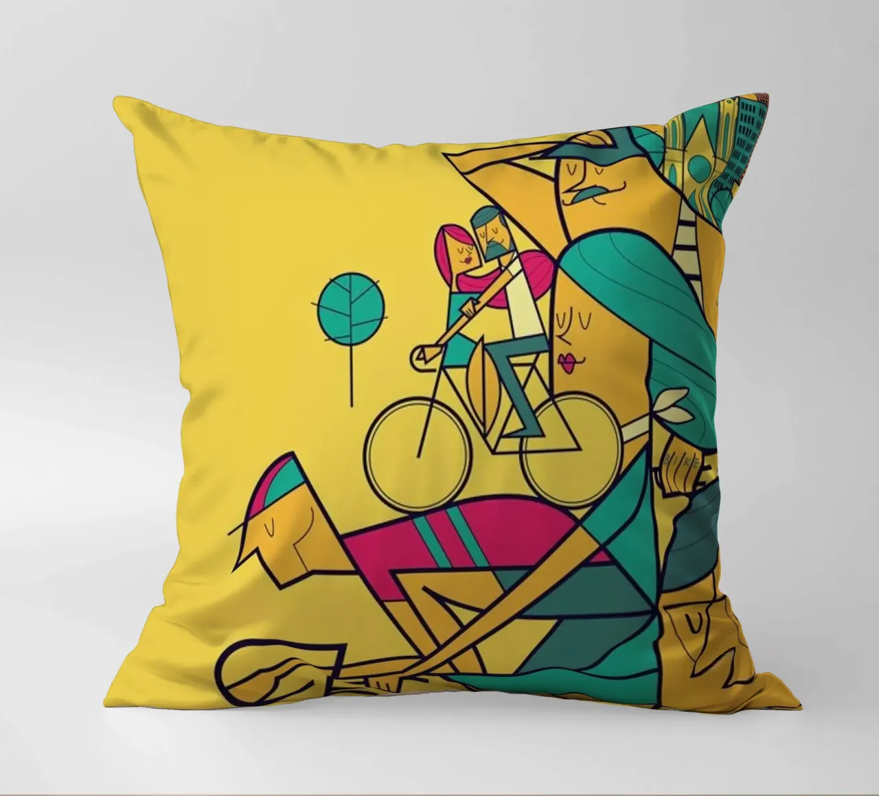 PEDALAR cuscino da Ale Giorgini