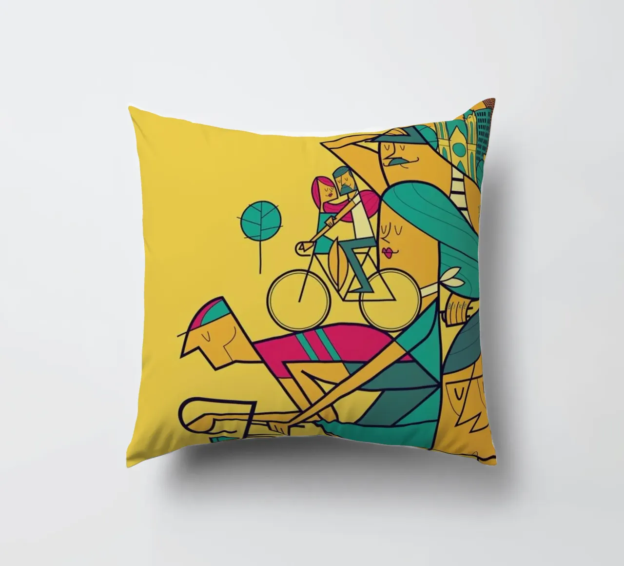 PEDALAR cuscino da Ale Giorgini
