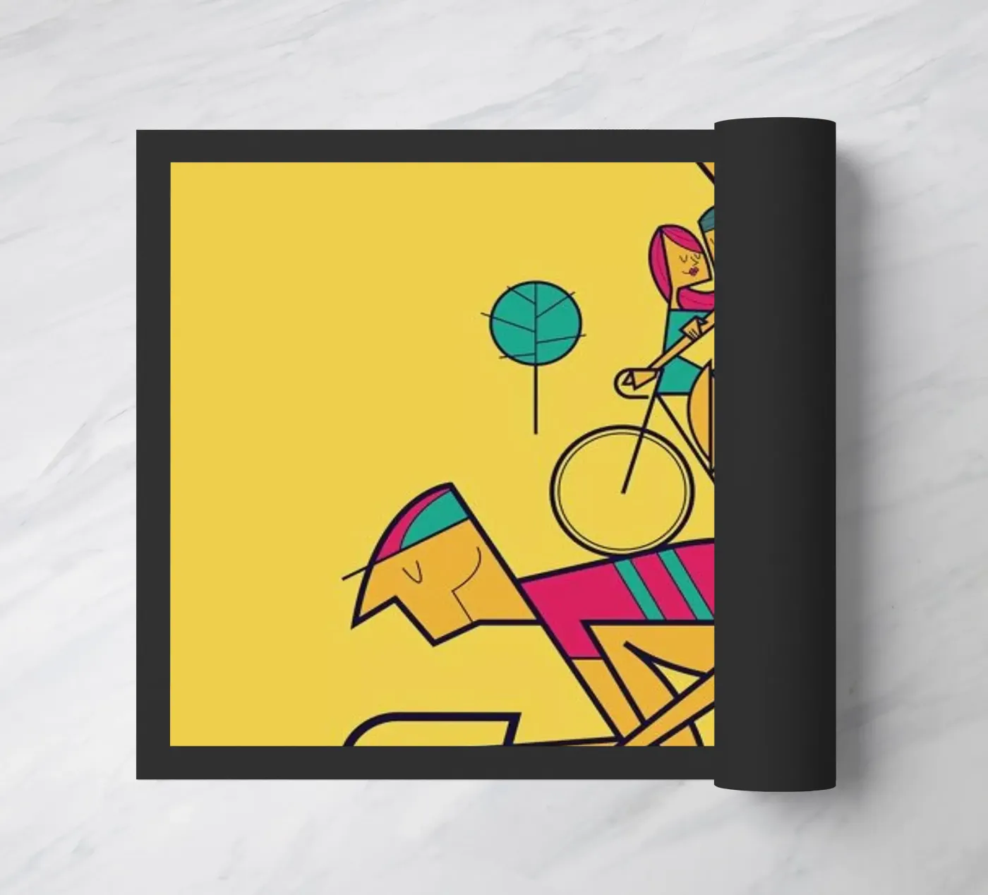 PEDALAR doormat by Ale Giorgini