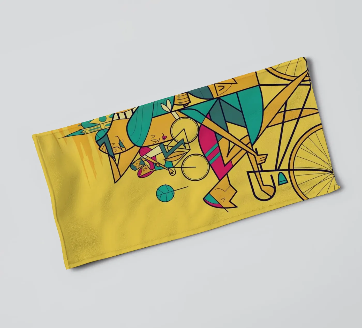 PEDALAR Handtuch von Ale Giorgini