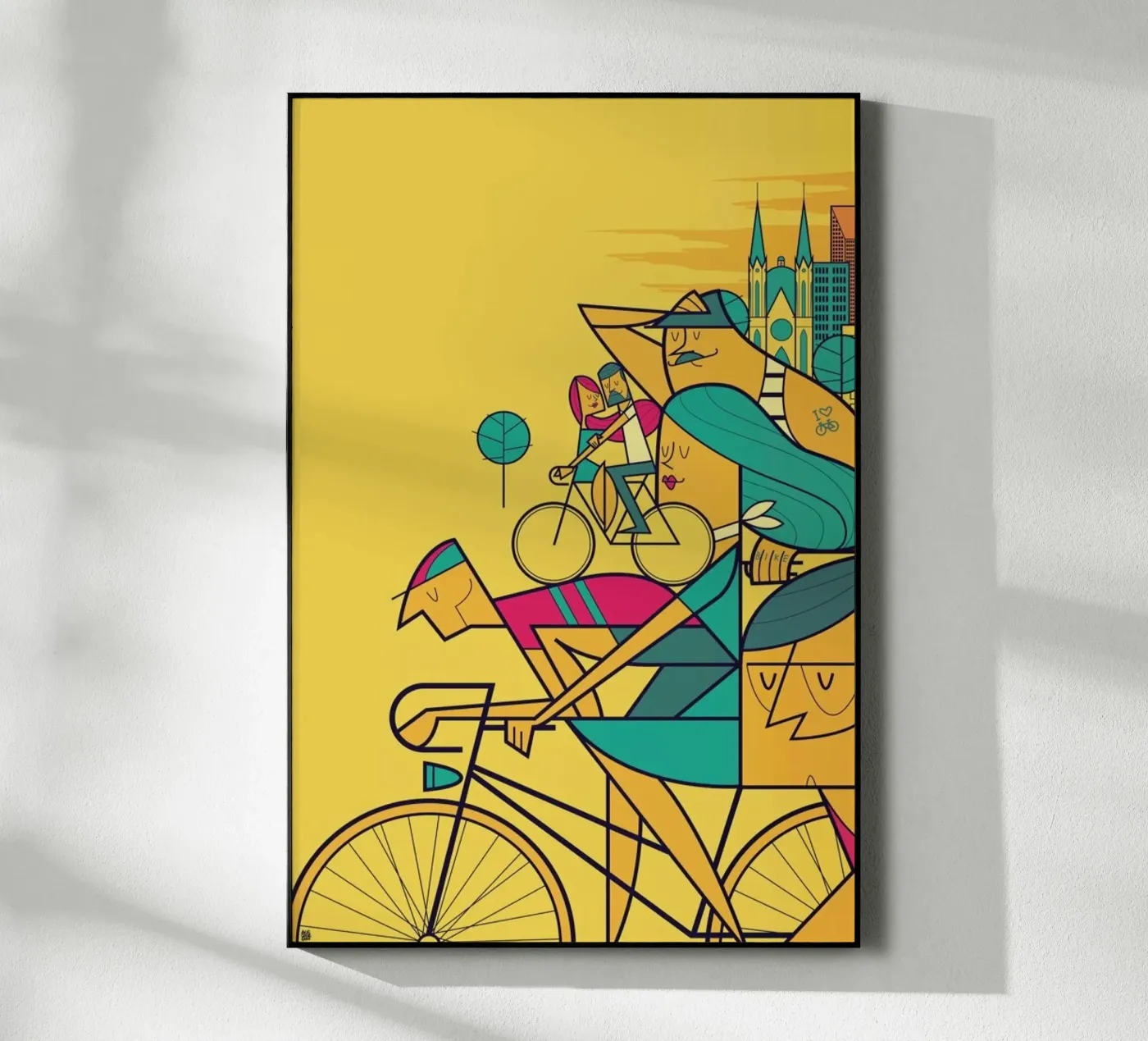 PEDALAR plexiglass da Ale Giorgini