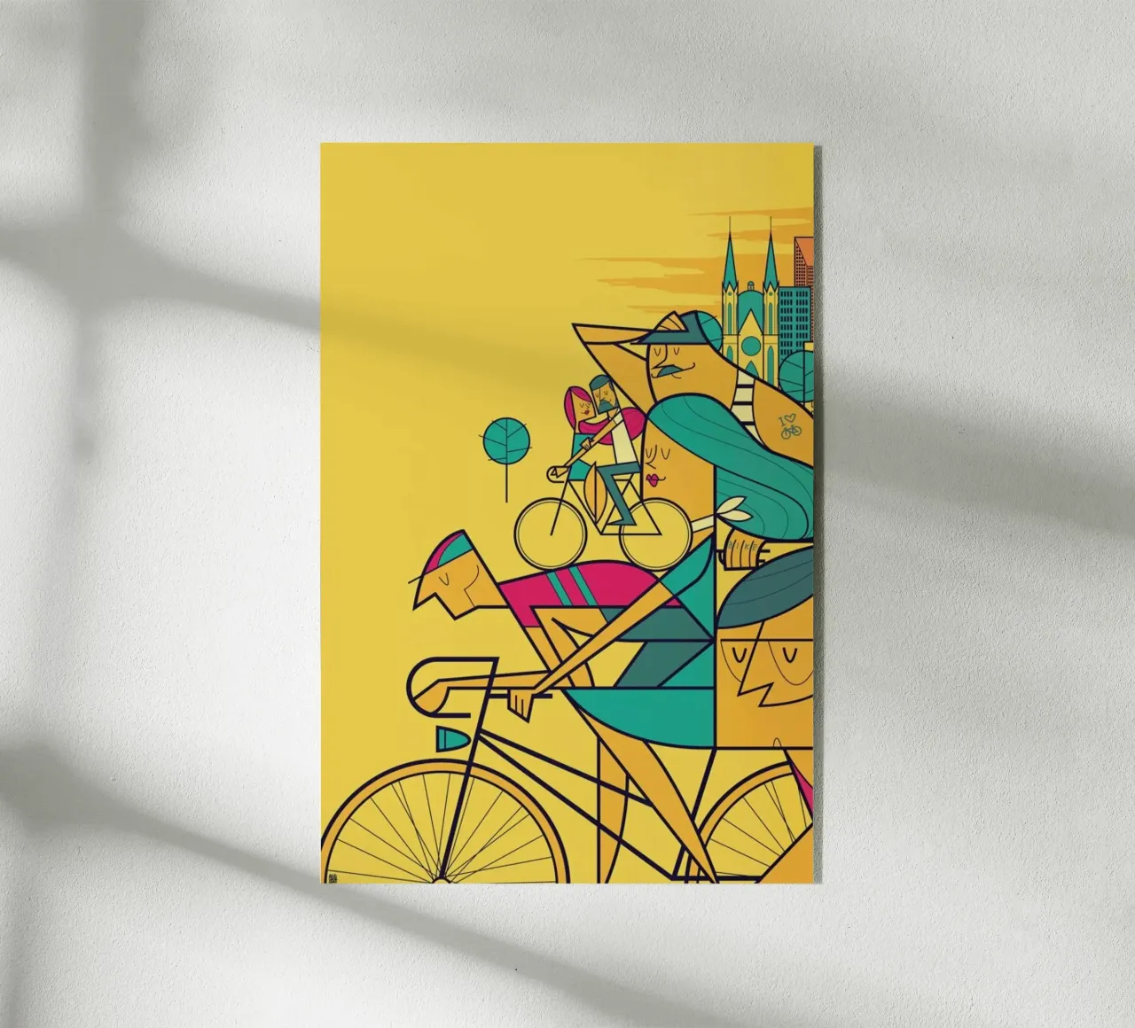 PEDALAR plexiglass da Ale Giorgini