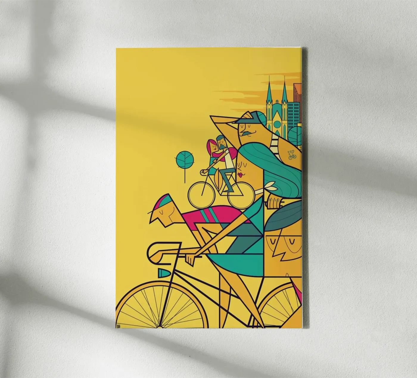 PEDALAR tela da Ale Giorgini