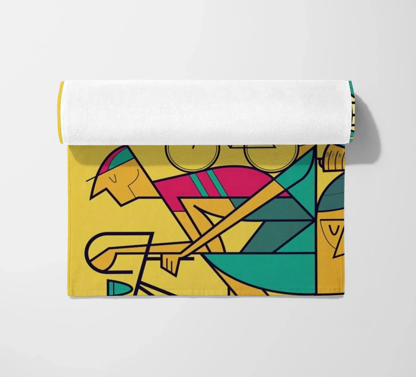PEDALAR beach towel by Ale Giorgini