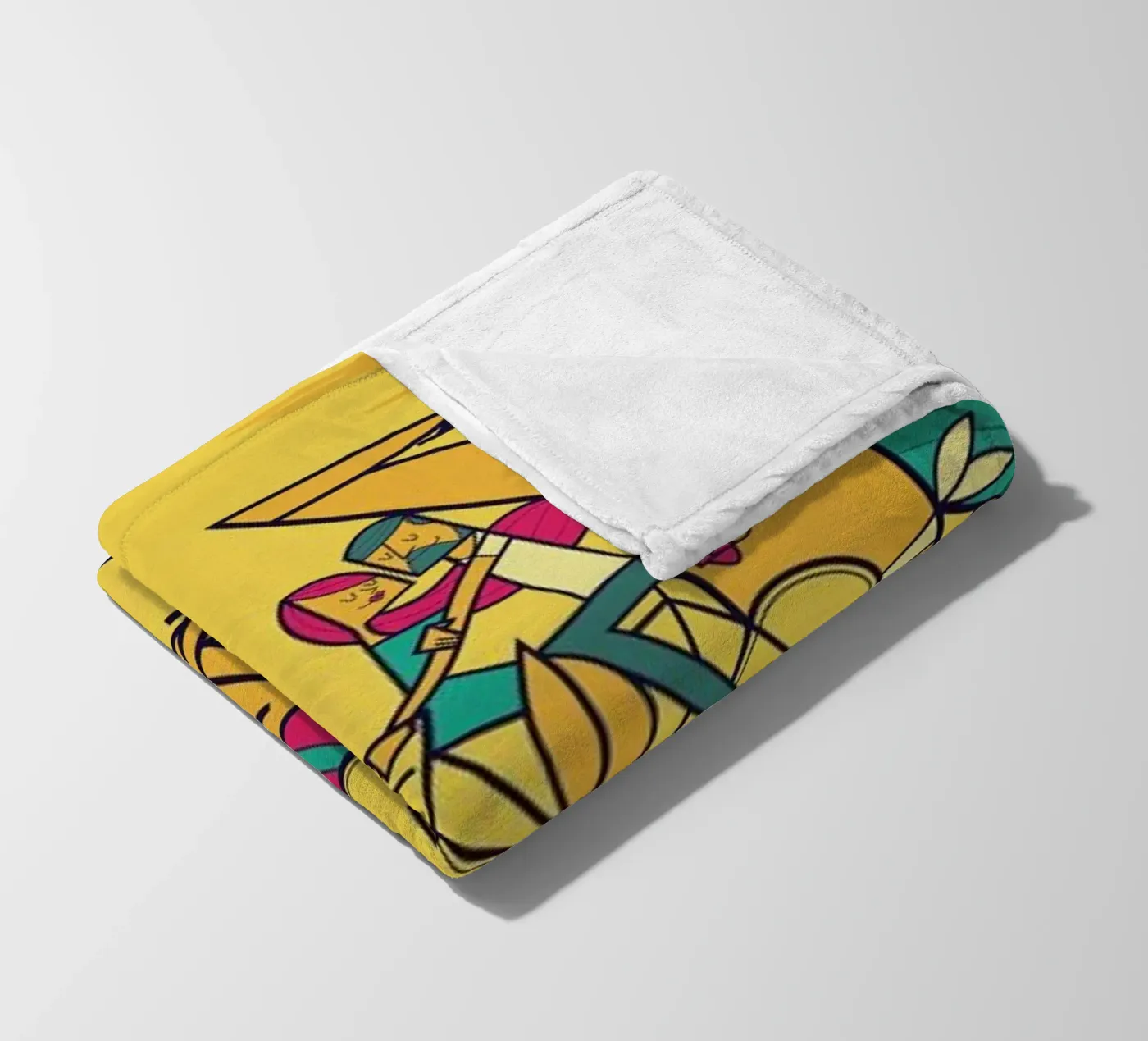 PEDALAR fleece blanket by Ale Giorgini
