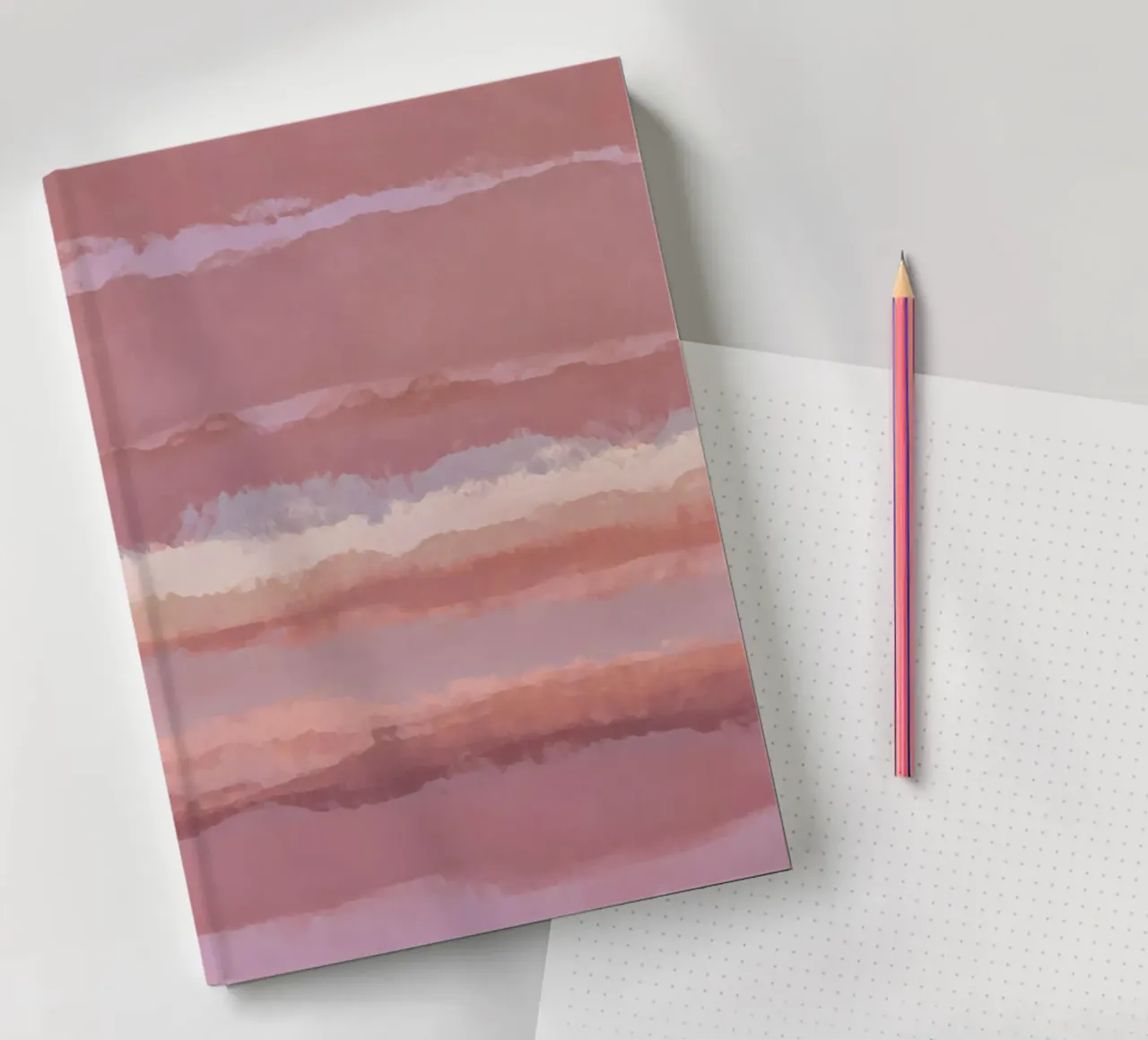 Strips 10 | Pastel Abstract Minimalism notebook by sabidussi