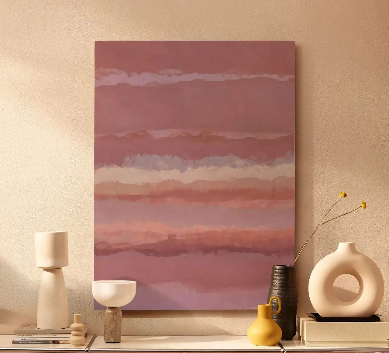 Strips 10 | Pastel Abstract Minimalism alluminio dibond da sabidussi