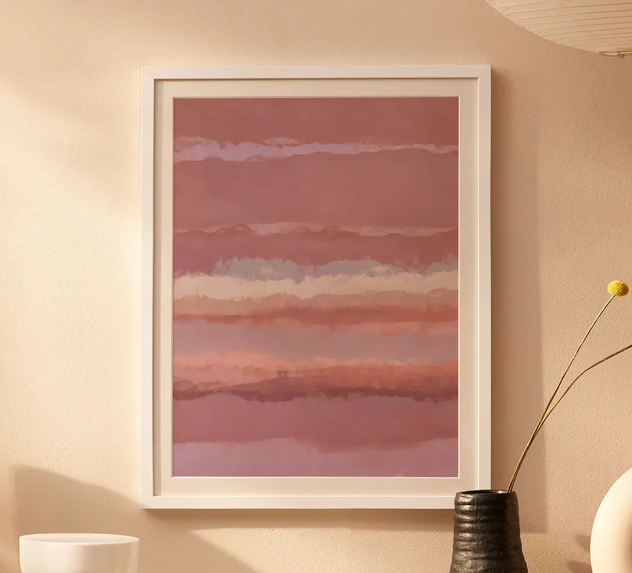 Strips 10 | Pastel Abstract Minimalism Hahnemühle von sabidussi