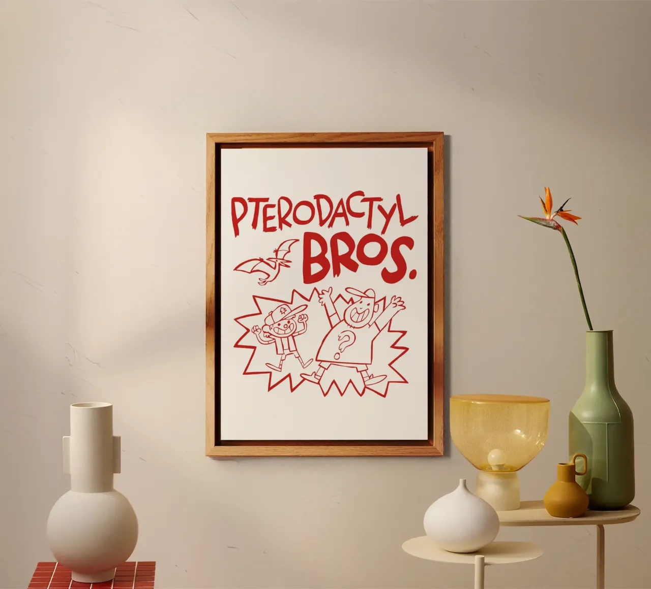 Pterodactyl Bros alluminio dibond da nabakumov