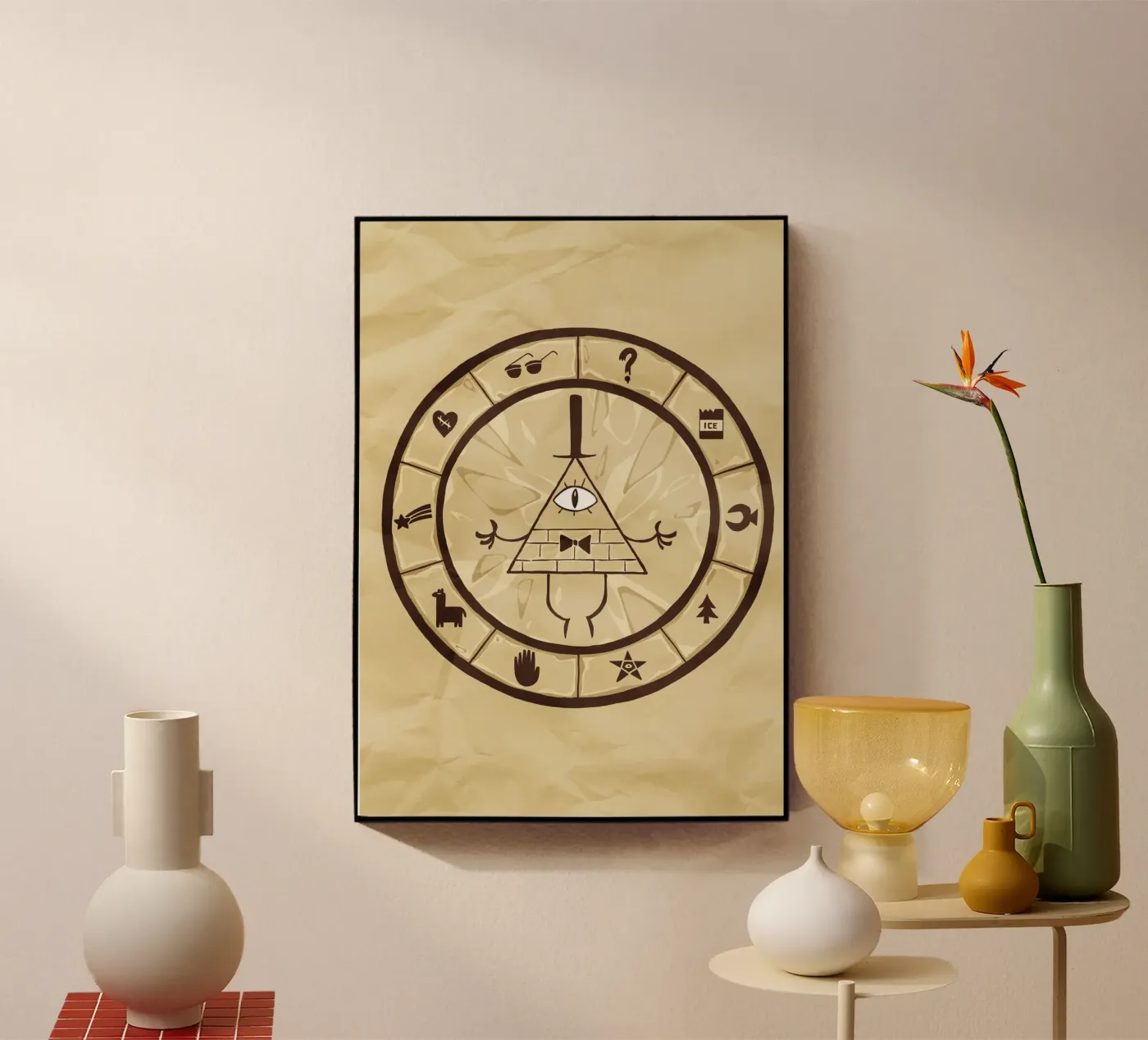Bill Cipher Wheel plexiglas de nabakumov