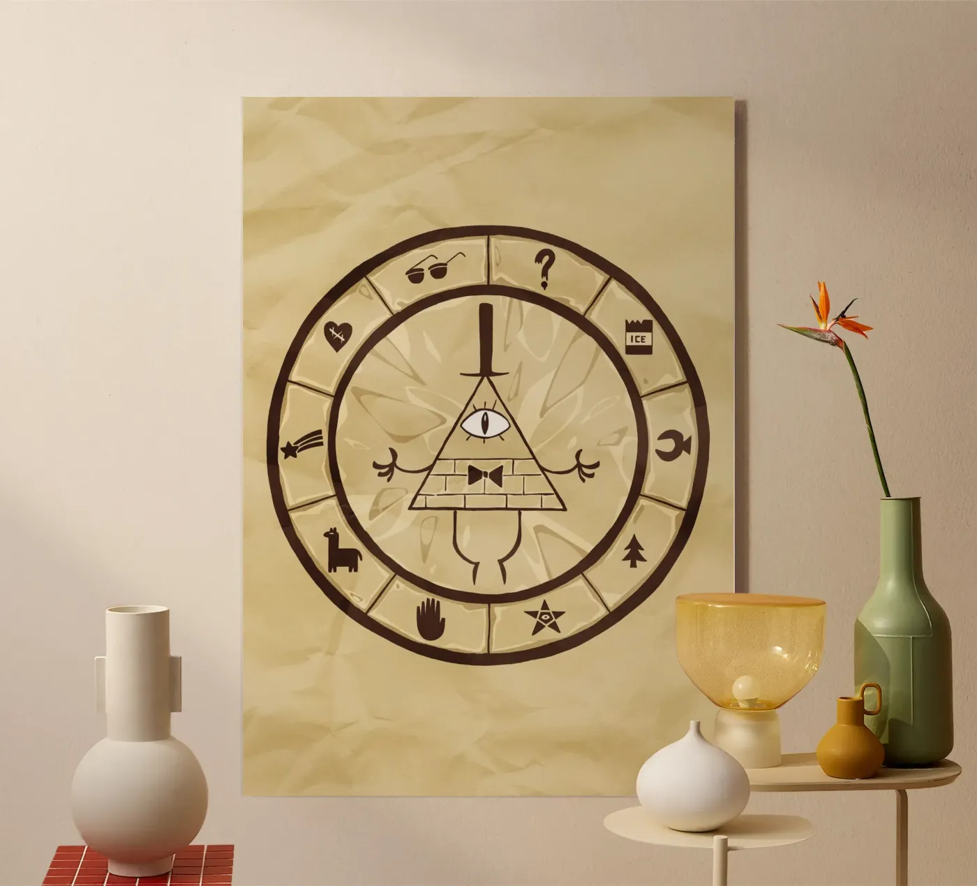Bill Cipher Wheel plexiglas de nabakumov