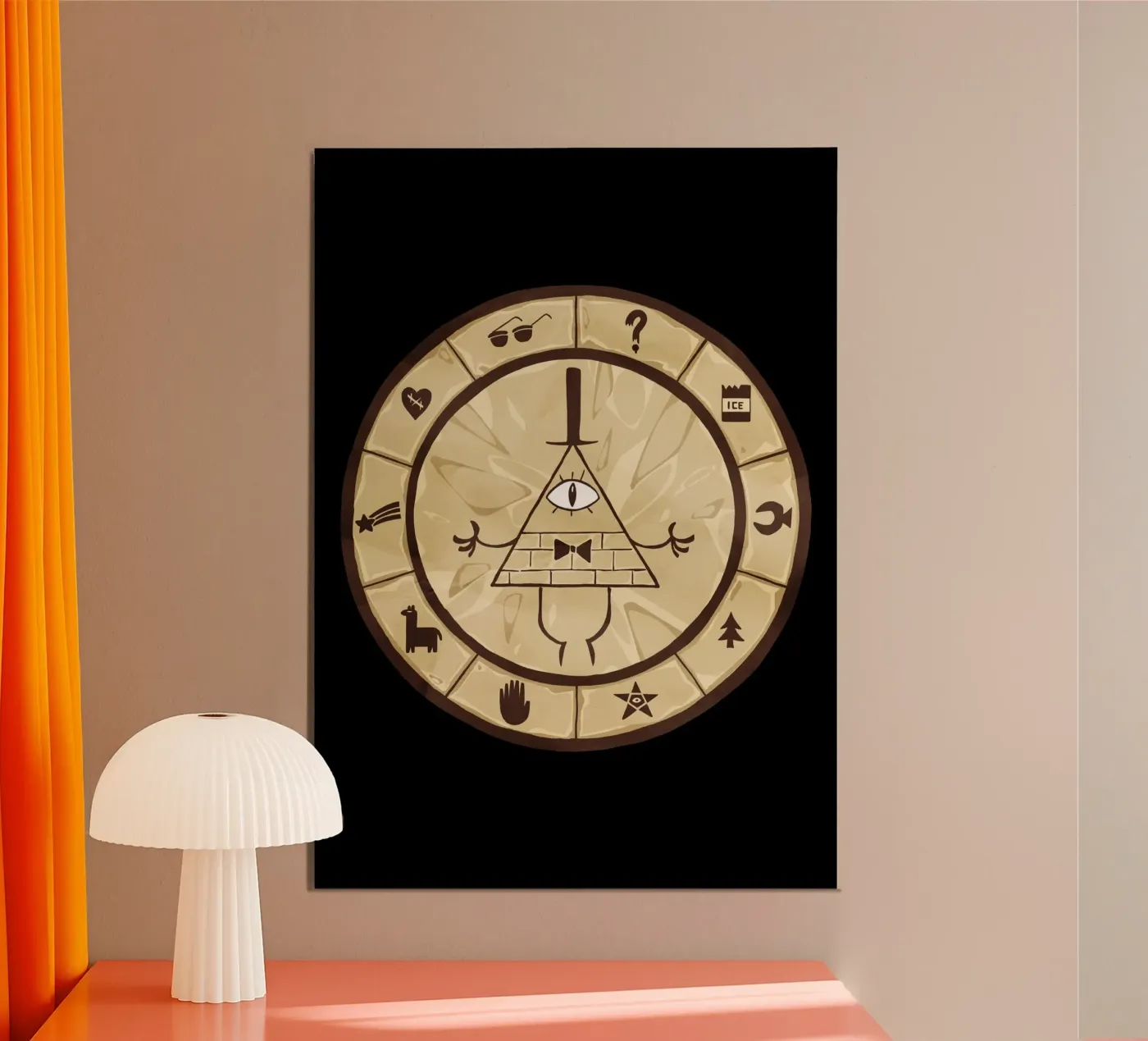 Bill Cipher Wheel poster de nabakumov
