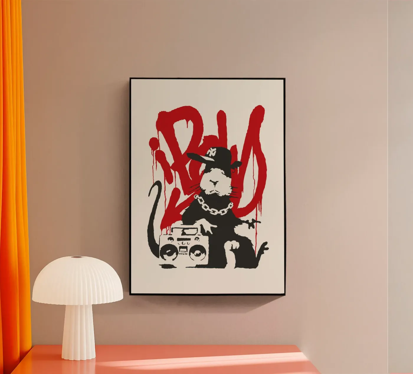 Gangsta Rat acryl van nabakumov
