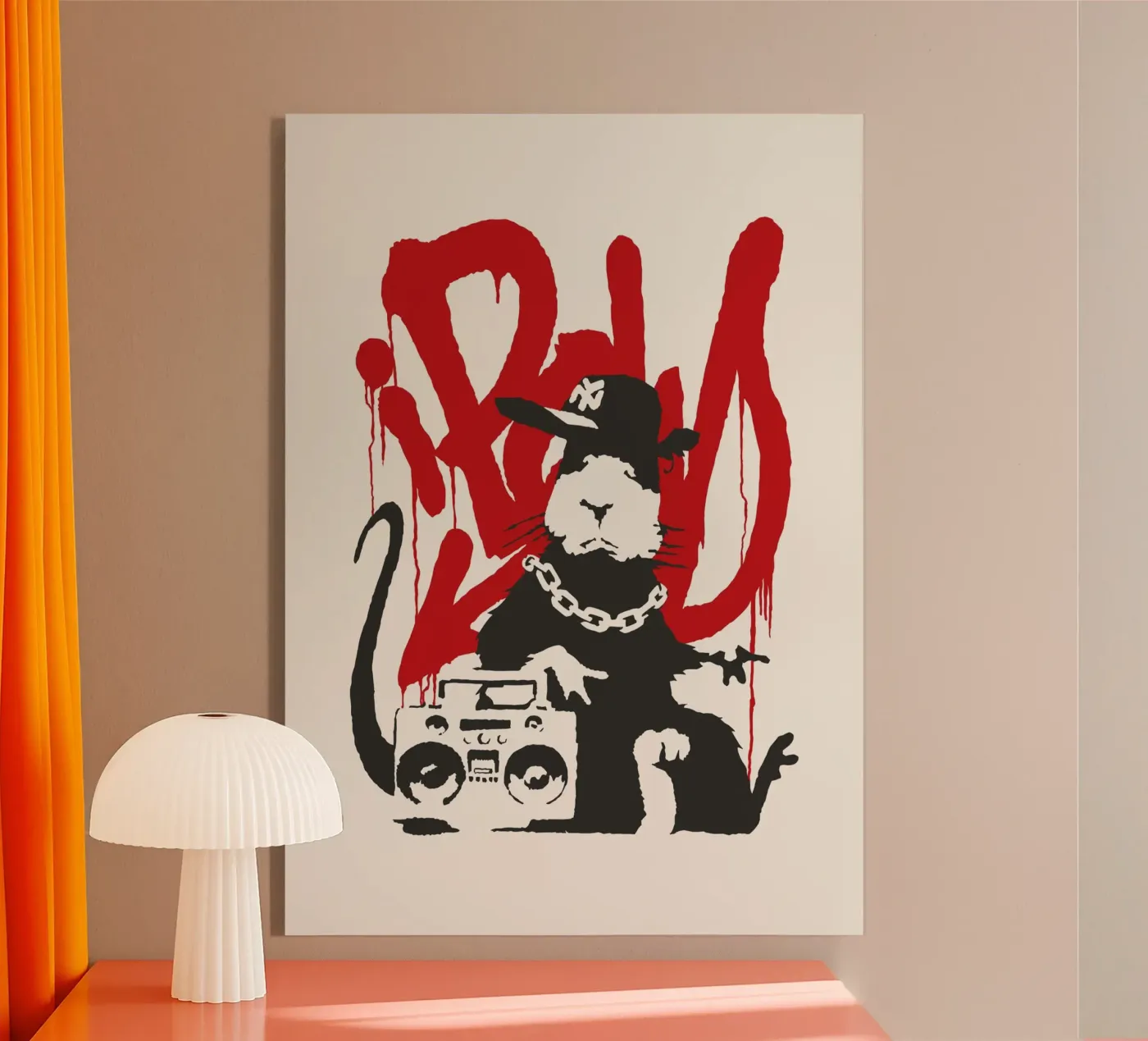 Gangsta Rat acryl van nabakumov