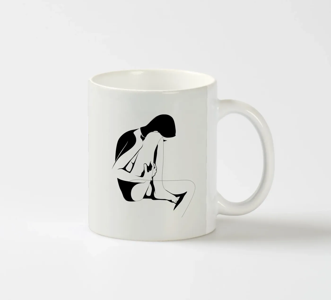 Figure 07 ceramic mug by Addillum