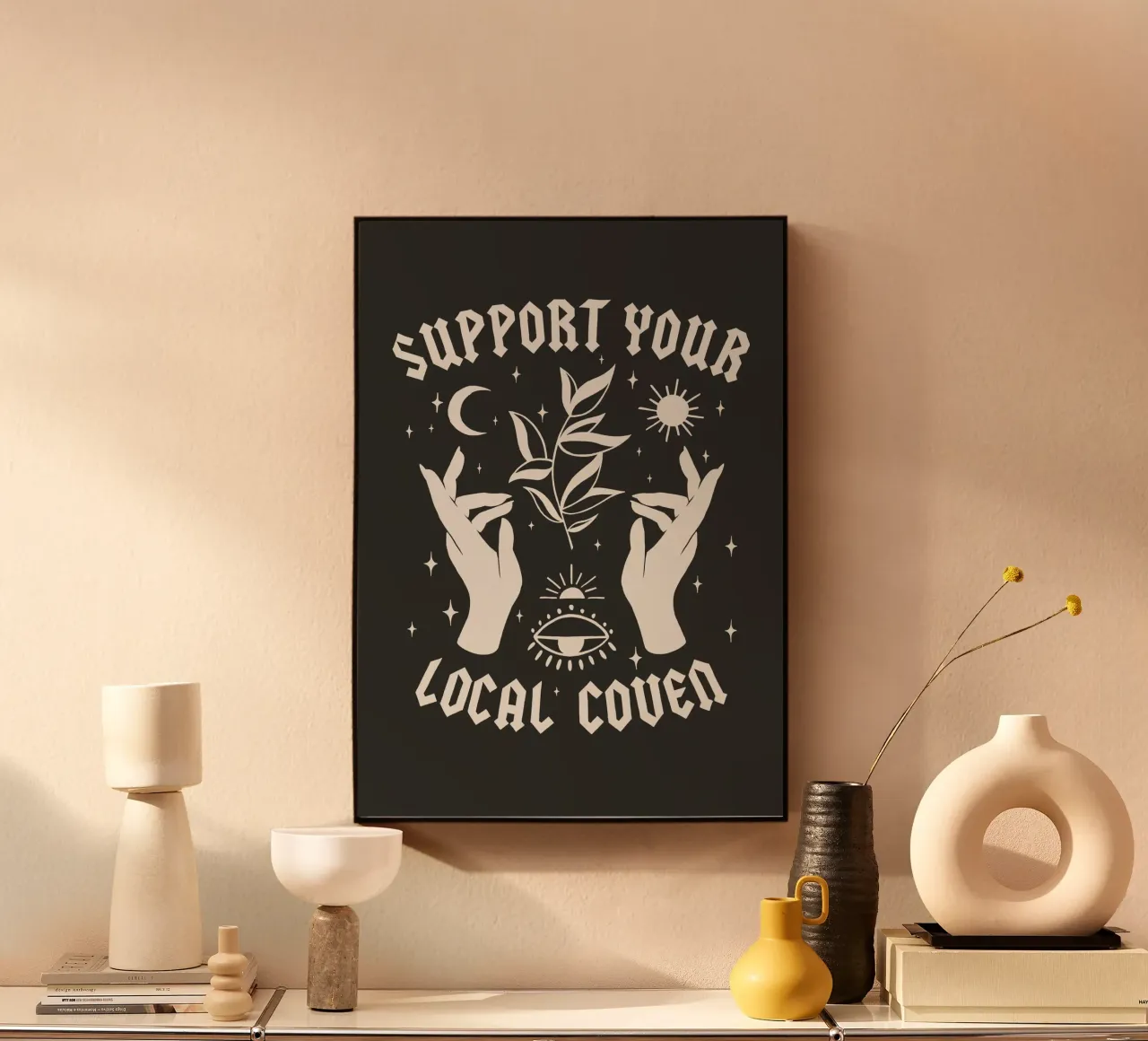 Support Your Local Coven alluminio dibond da nabakumov