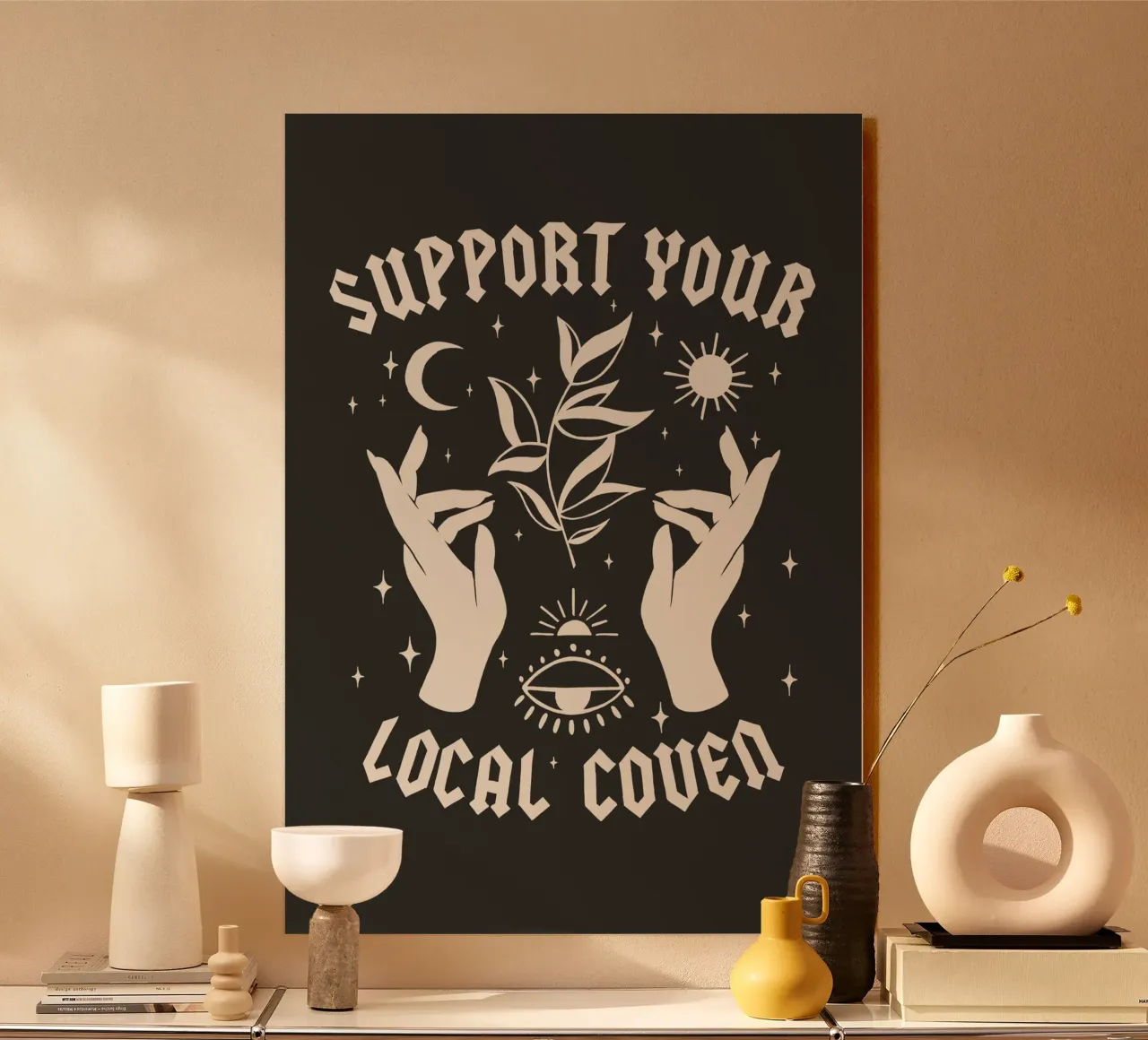 Support Your Local Coven alluminio dibond da nabakumov