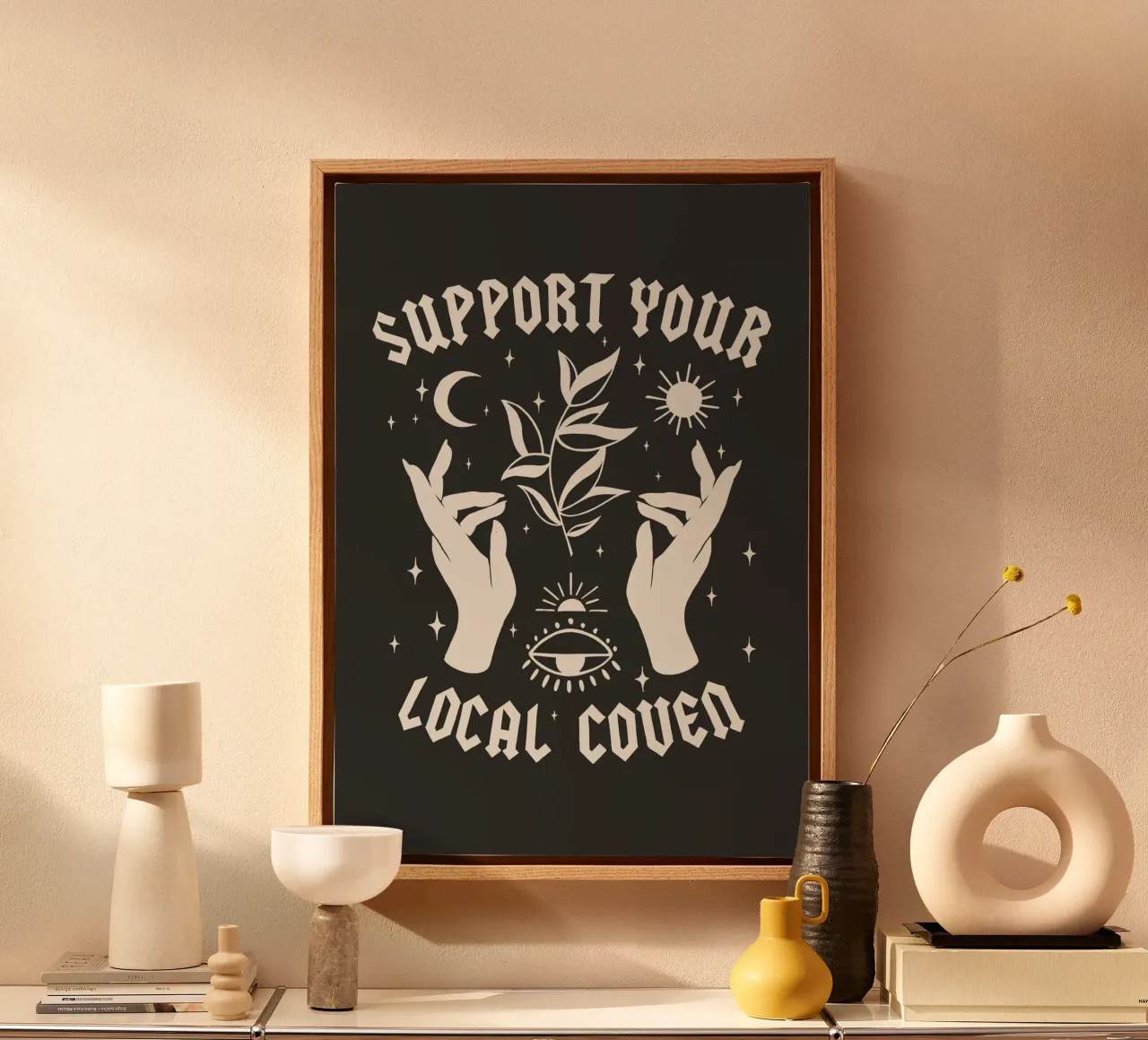 Support Your Local Coven tela da nabakumov