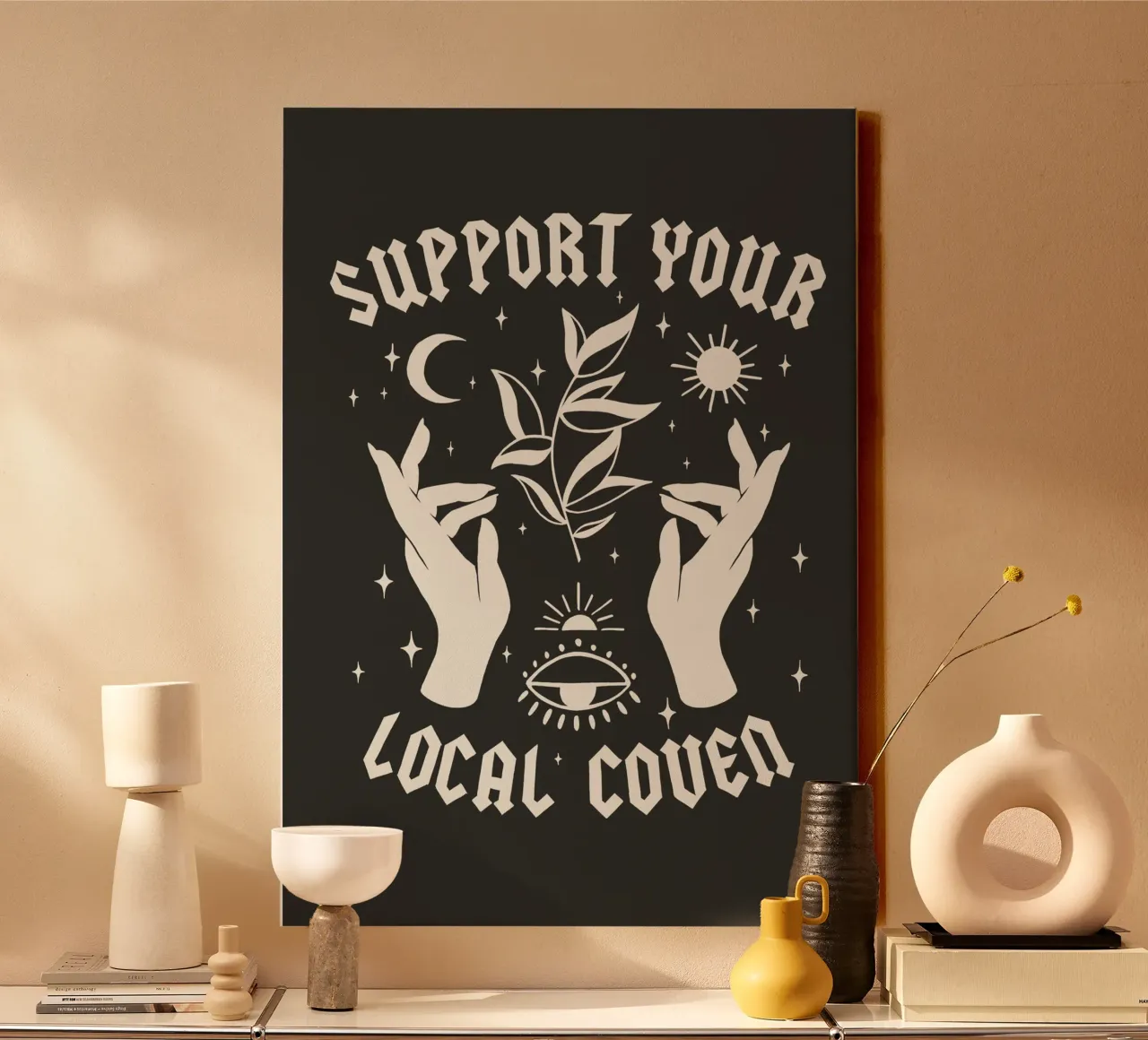 Support Your Local Coven tela da nabakumov