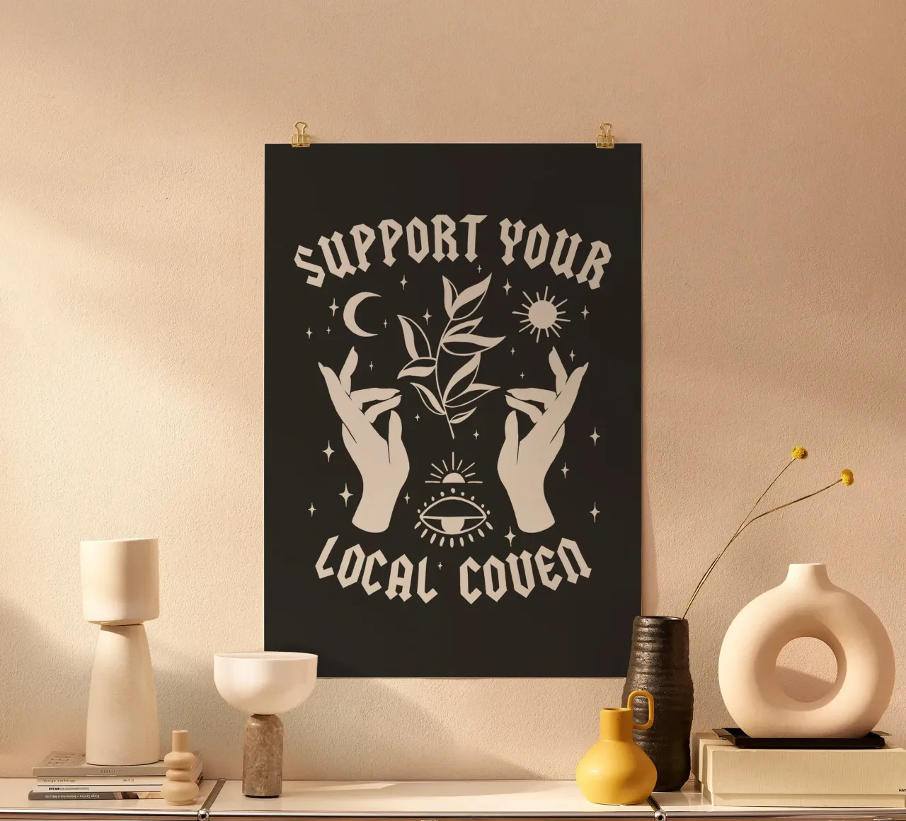 Support Your Local Coven poster da nabakumov