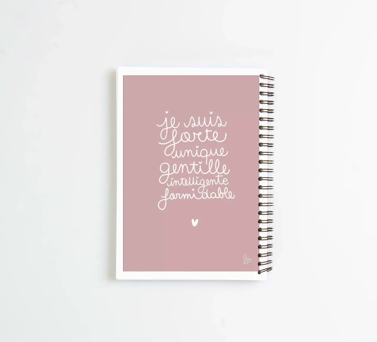 I'm strong, unique, intelligent spiral notebook by LOULOUTE