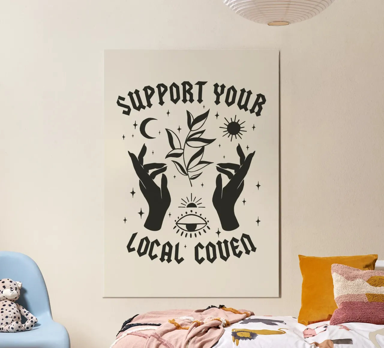 Support Your Local Coven alluminio dibond da nabakumov