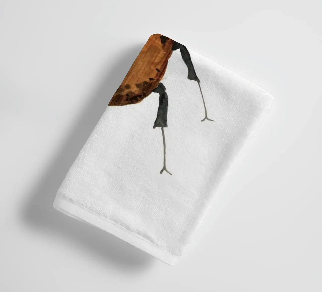 Dynastes Hercules Beetle asciugamano da bagno da Nathys_illustration