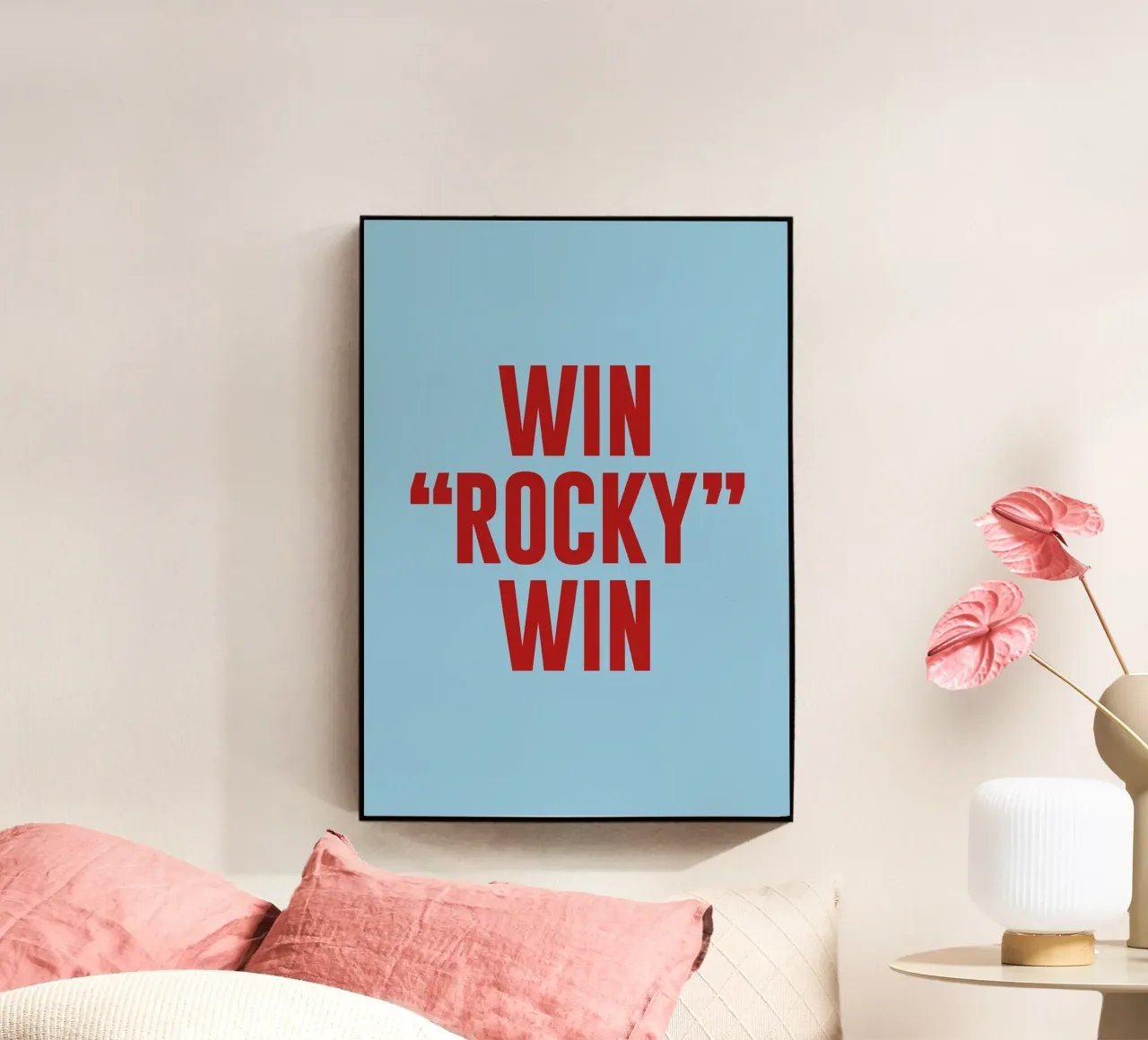 Win Rocky Win Acryl-Glas von nabakumov