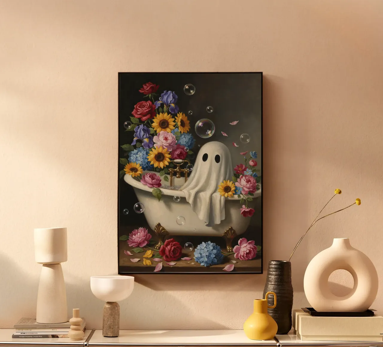A Bathing Ghost alluminio dibond da nabakumov
