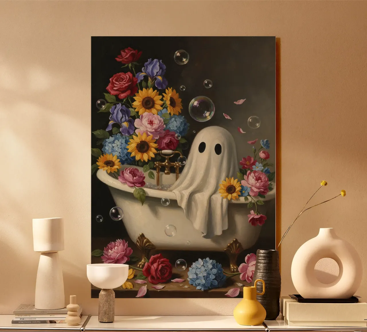 A Bathing Ghost alluminio dibond da nabakumov