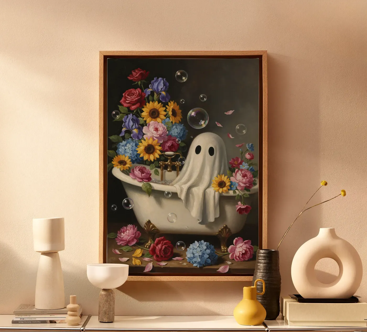 A Bathing Ghost canvas by nabakumov