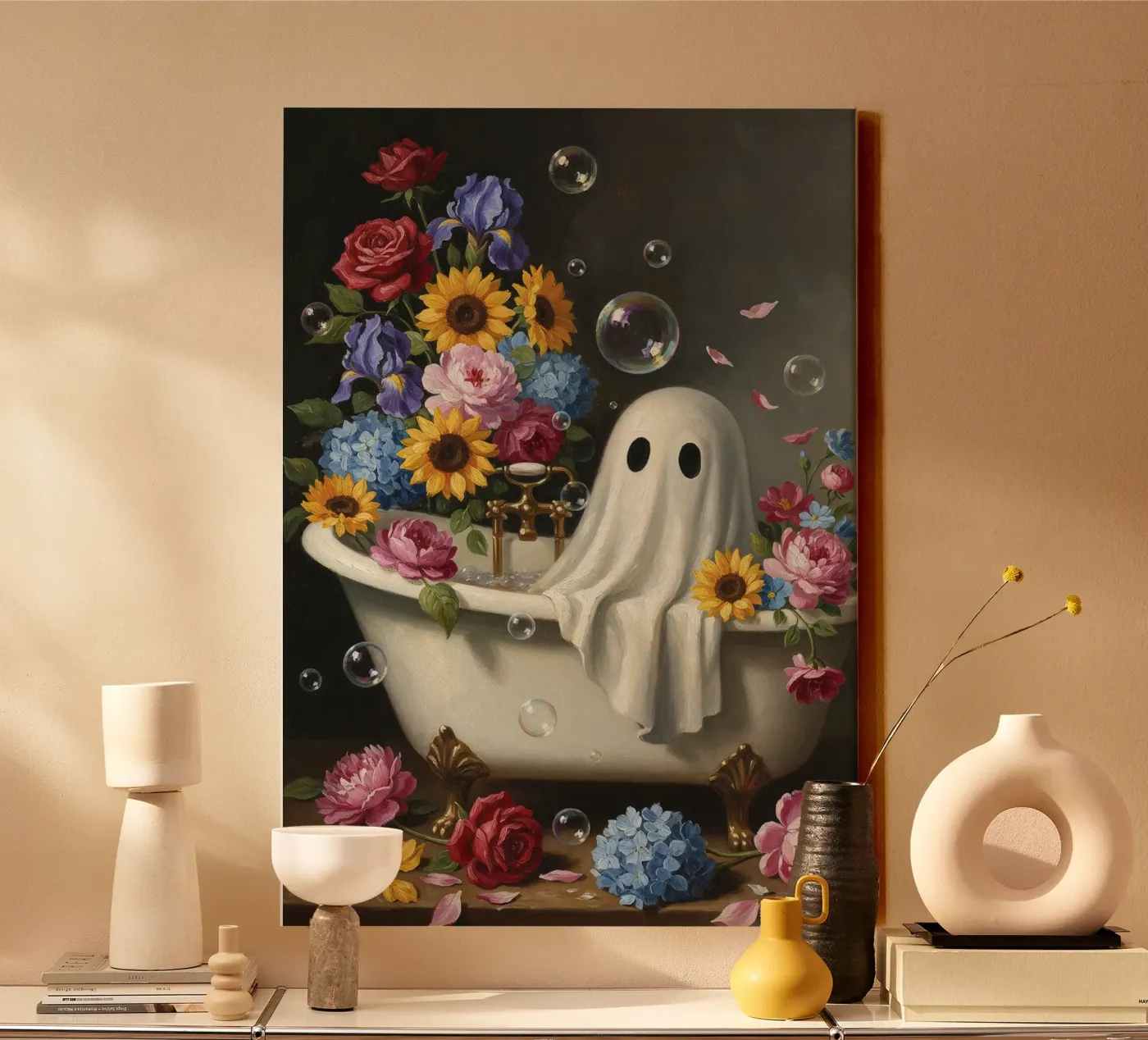 A Bathing Ghost canvas by nabakumov