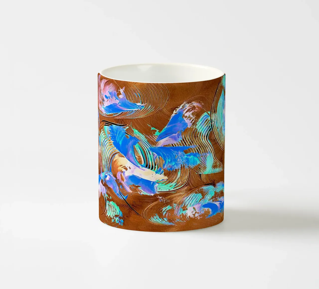 IDEAL GIFT 93 invers. tazza in ceramica da Thierry Vobmann Abstract painting