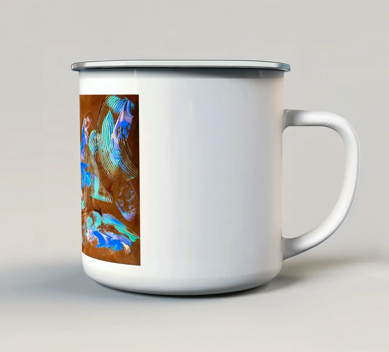 IDEAL GIFT 93 invers. tazza in smalto da Thierry Vobmann Abstract painting