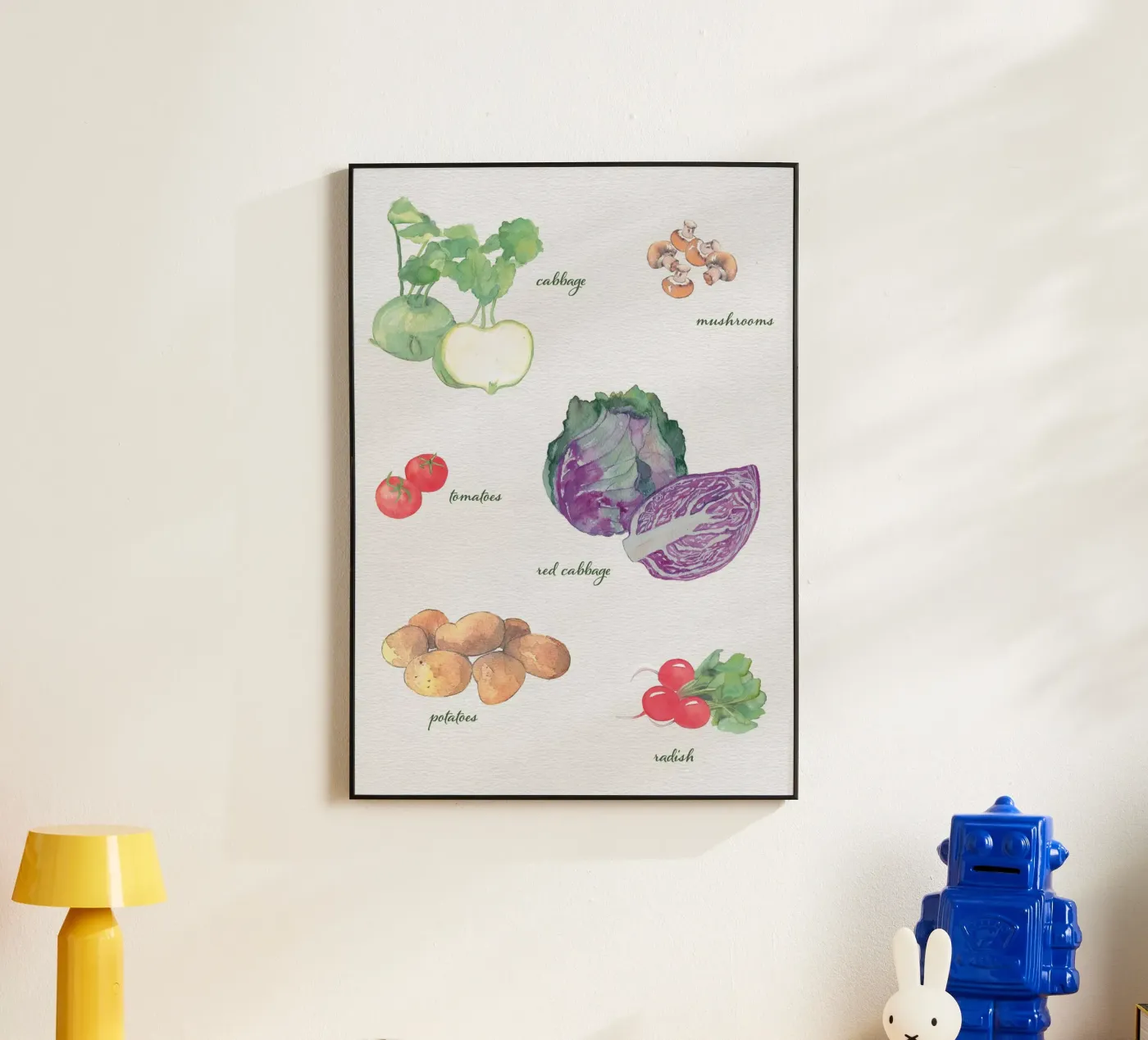 Vegetable varieties alluminio dibond da Farbwelten