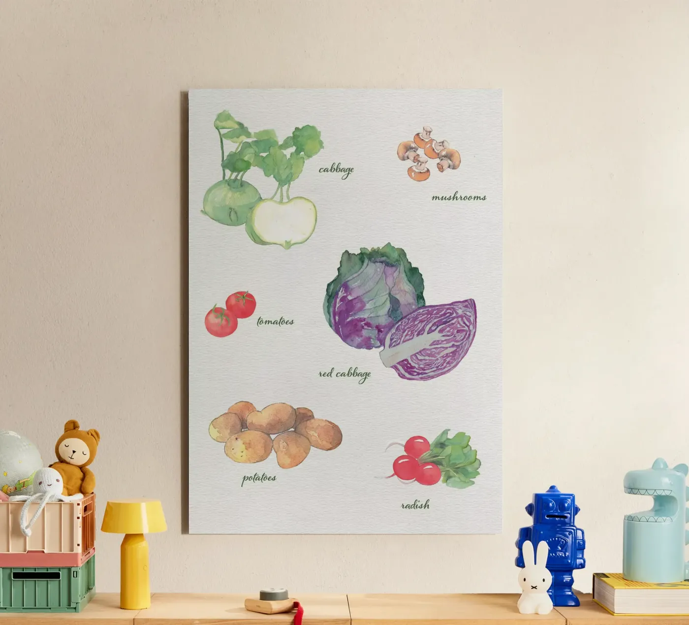 Vegetable varieties alluminio dibond da Farbwelten