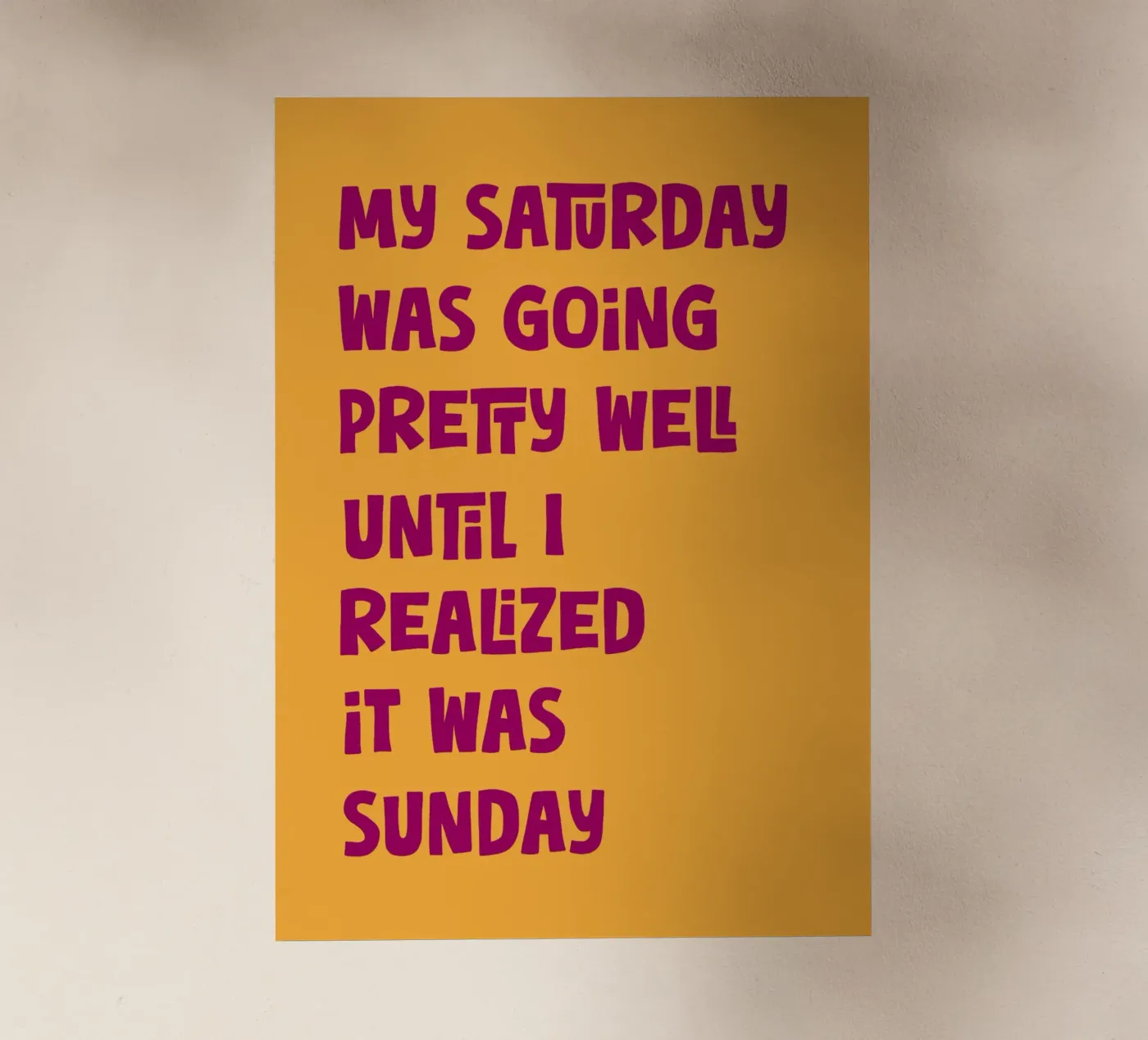 Weekend Backlit Folie von PinkCandyWalls