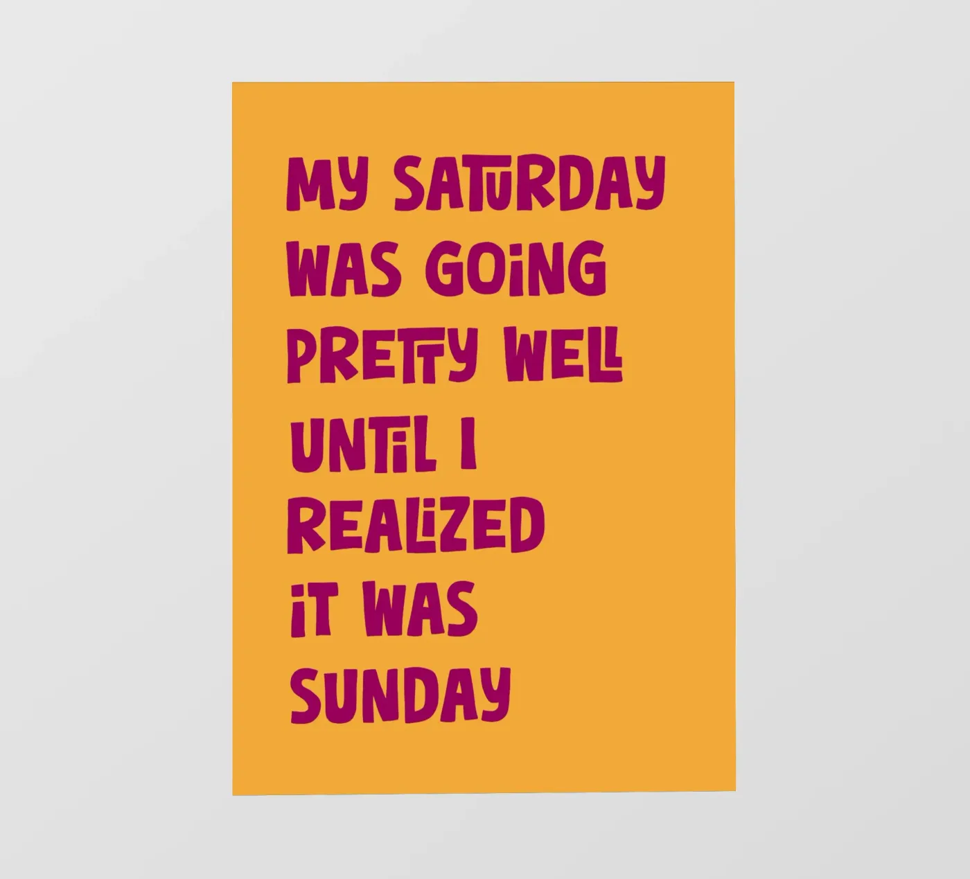 Weekend Backlit Folie von PinkCandyWalls
