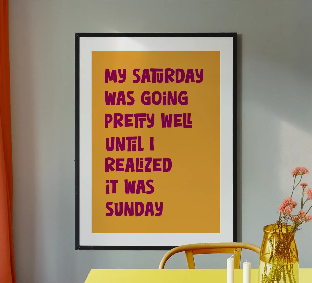 Weekend poster de PinkCandyWalls
