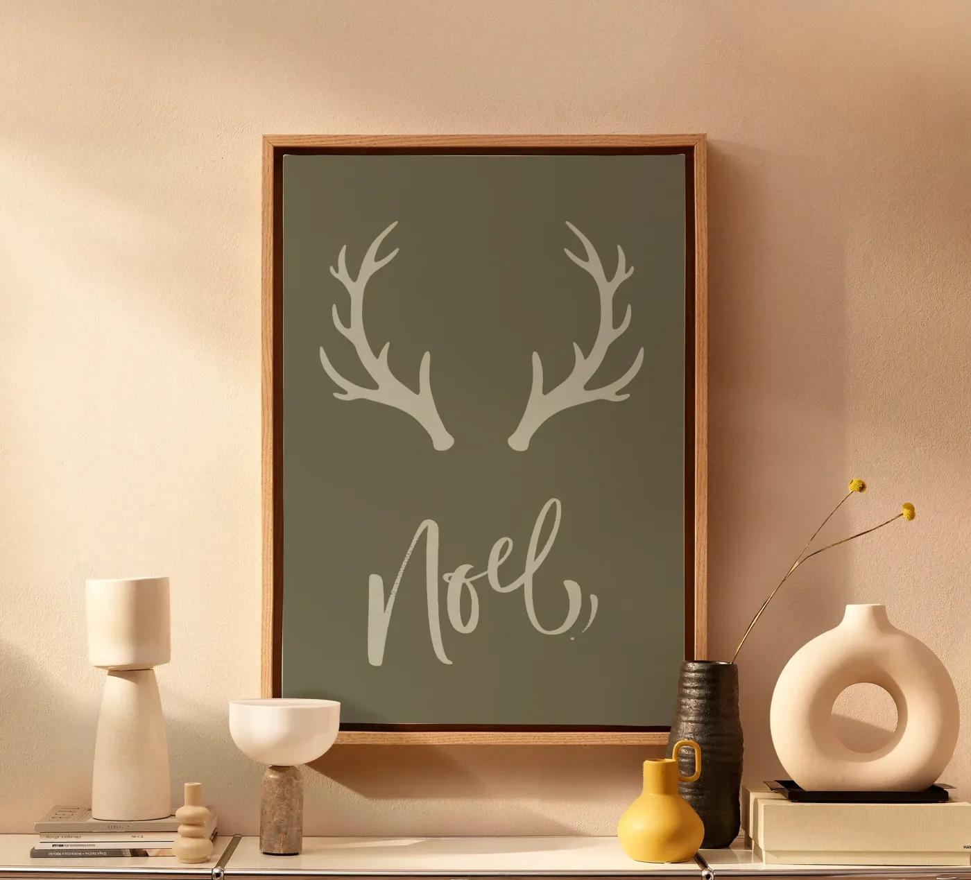 Noel canvas van PinkCandyWalls