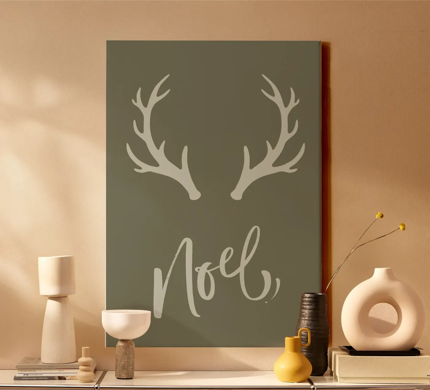Noel canvas van PinkCandyWalls