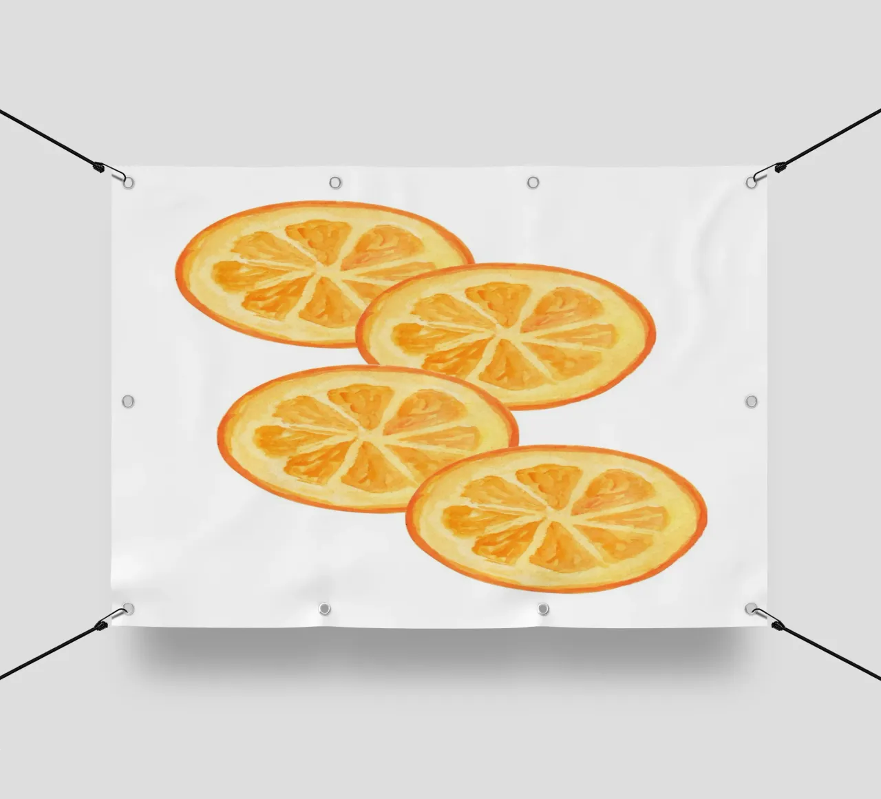 Orange slices telo in pvc da PinkCandyWalls