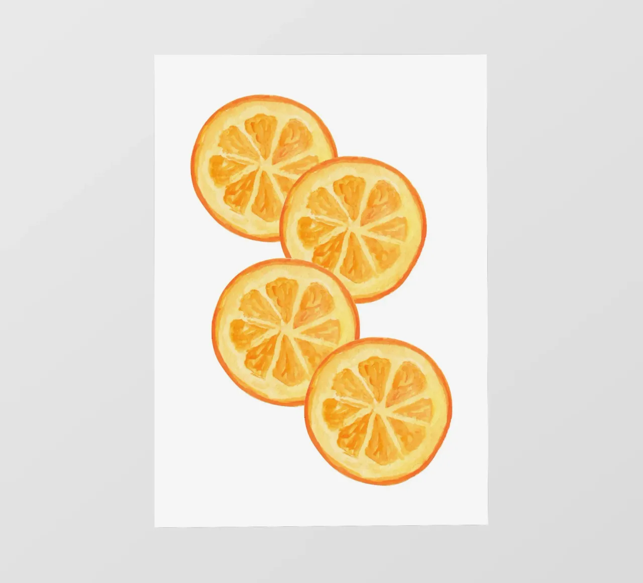 Orange slices telo in pvc da PinkCandyWalls