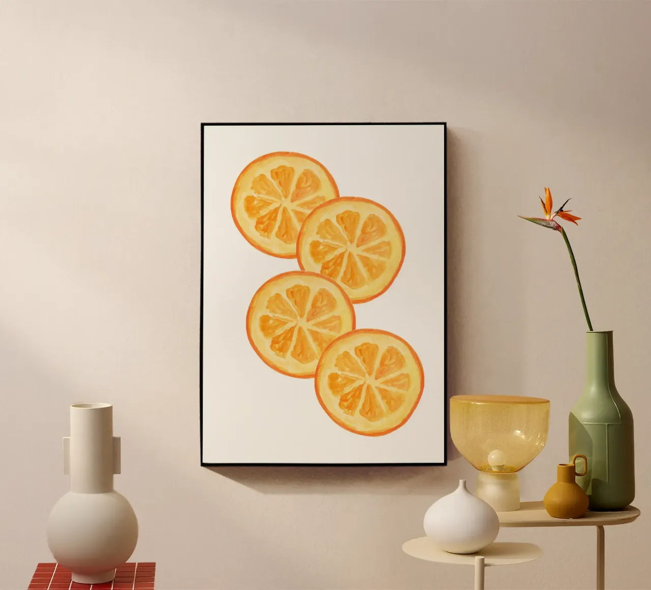 Orange slices plexiglass da PinkCandyWalls